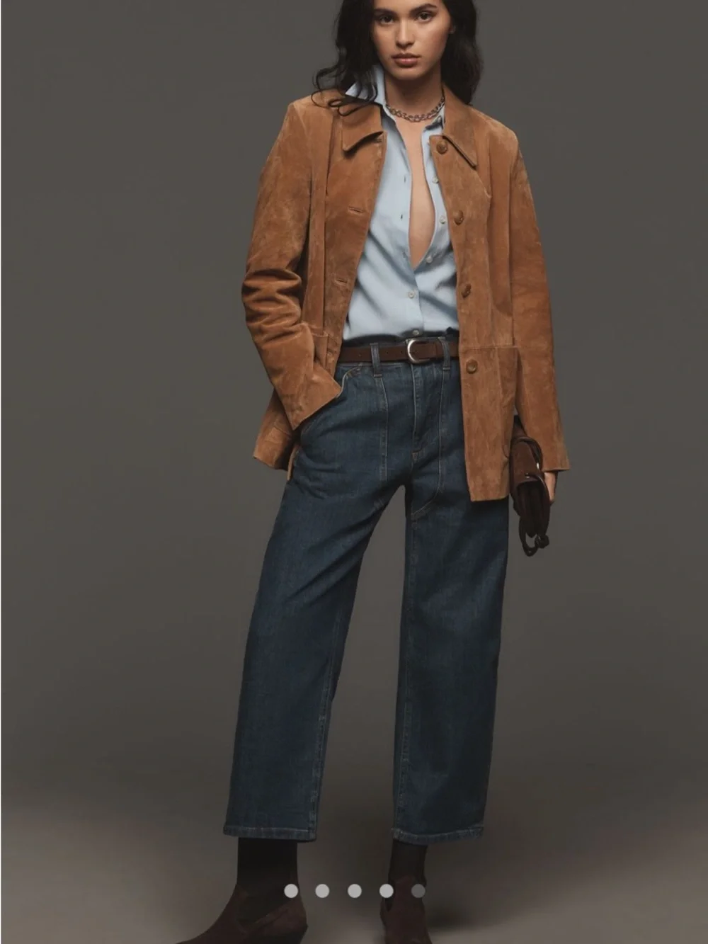 Anthropologie Rumored Suede Jacket - Picture 4 of 7
